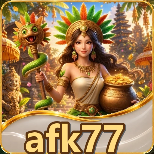 Tampilan menu katalog game afk77 di Android